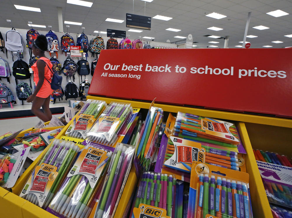 Many back-to-school shoppers are relying on sales to save money, especially as inflation continues to strain people's wallets.