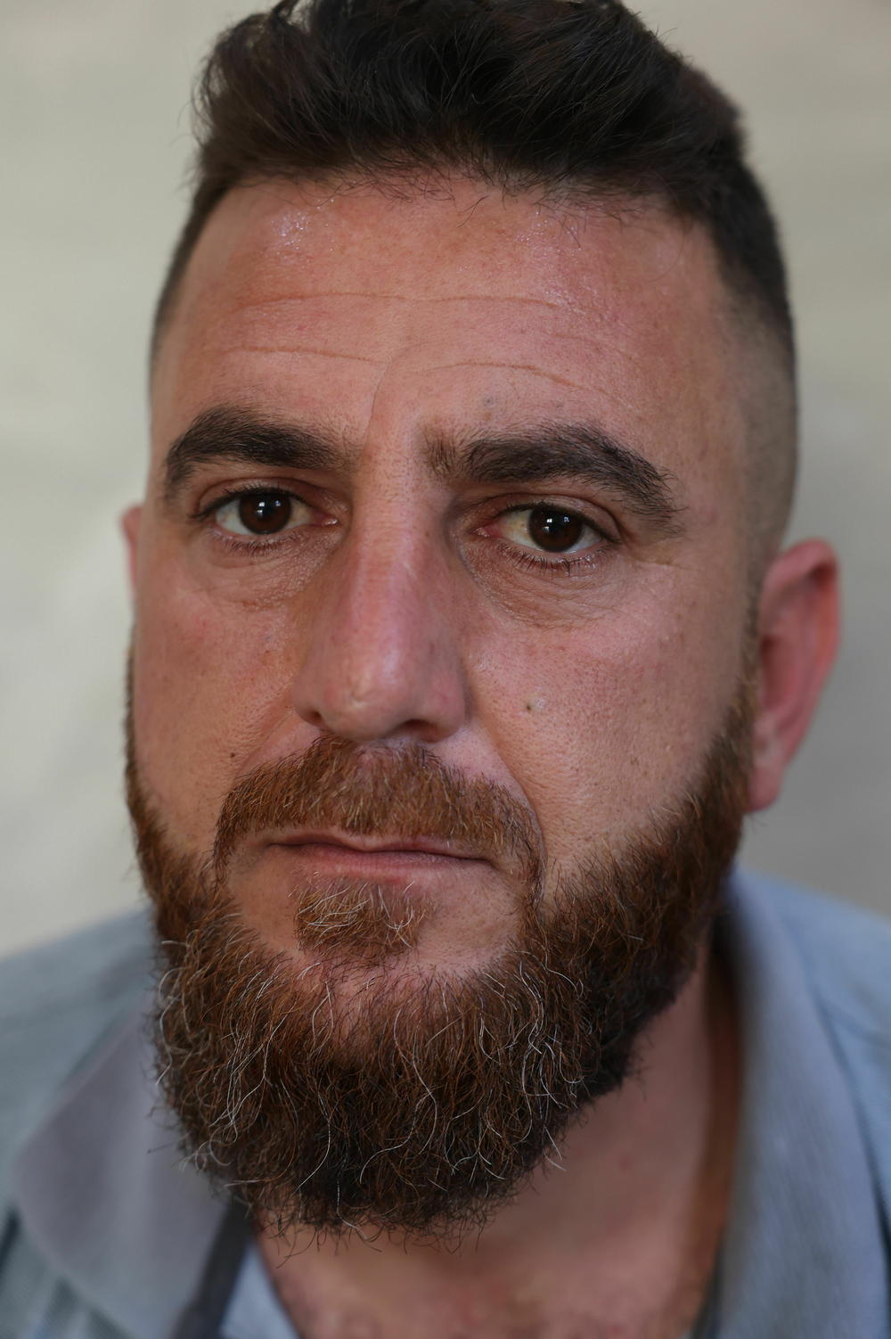 Barakat Ahmad Barakat, seen here on June 24, was wounded in U.S. airstrikes during the 2019 raid on ISIS leader Abu Bakr al-Baghdadi.