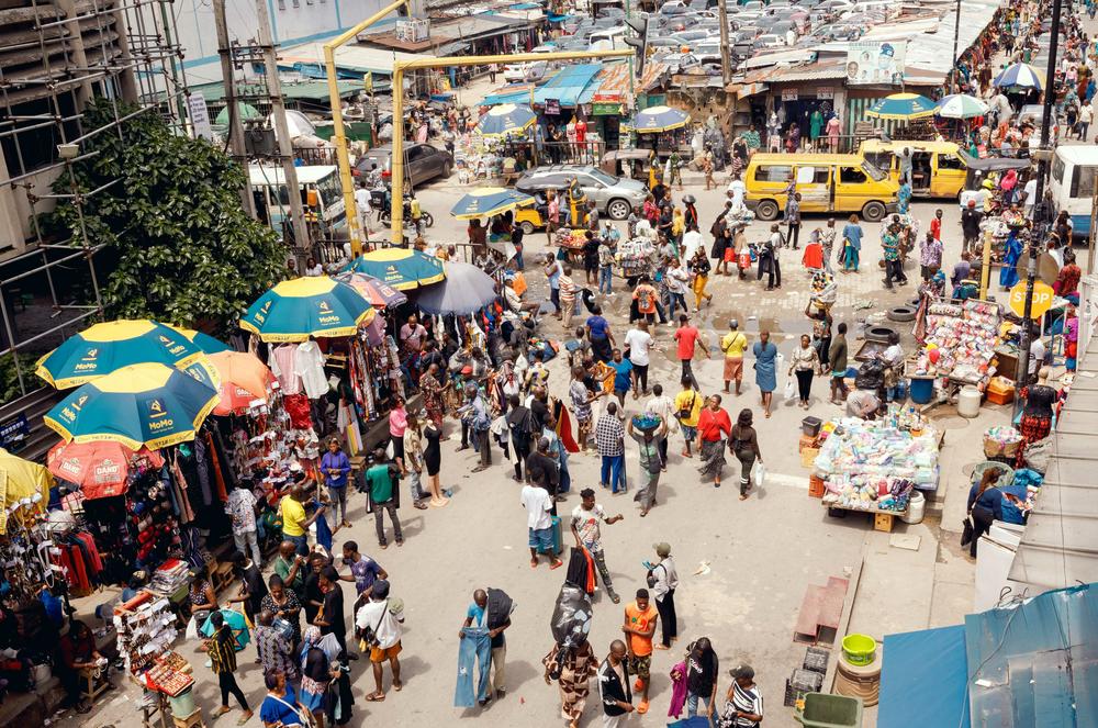 Vendors at Balogun Market are feeling the pinch of rising prices. Anjola Lawal, who specializes in eyelash extensions and nails, says 