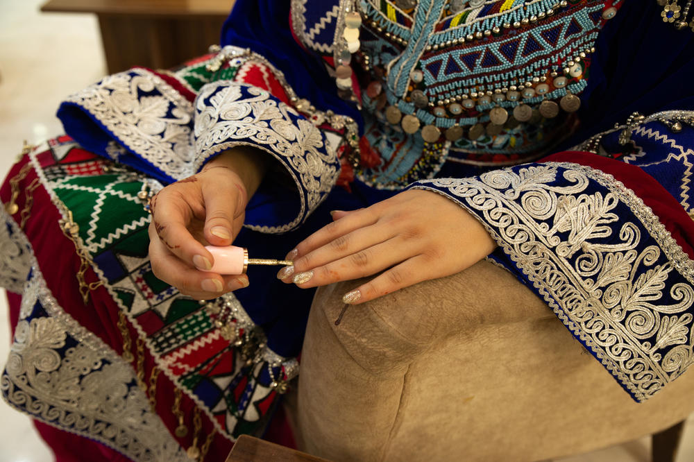 A beauty salon on July 8, 2023 in Kabul. Thousands of women work in the city's beauty salons.