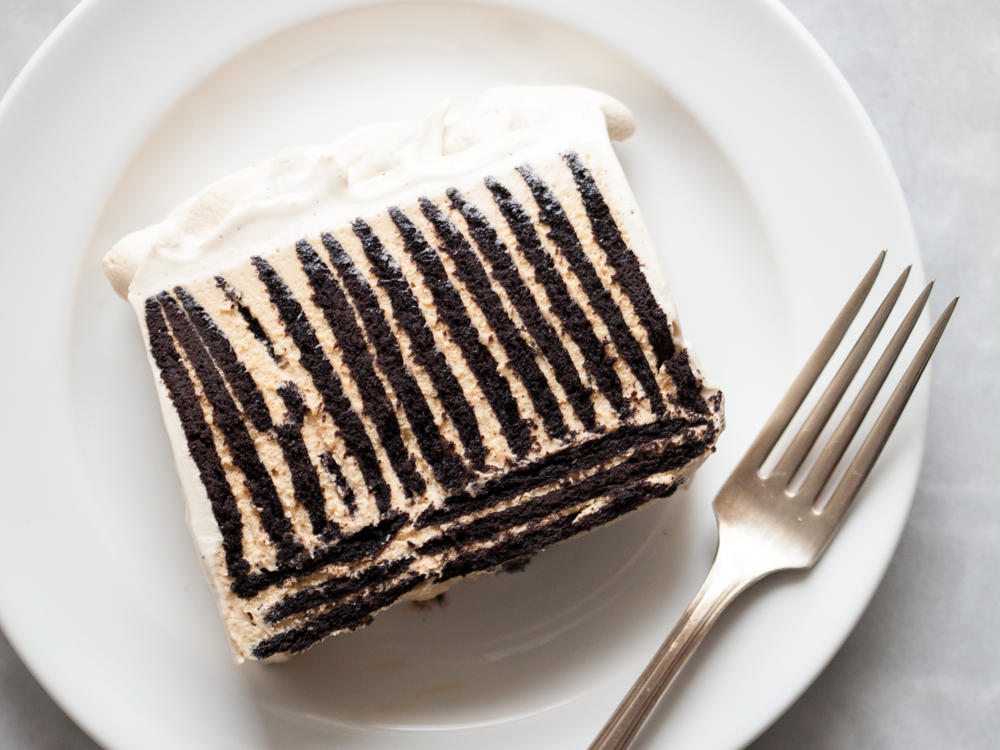 The classic version of the icebox cake uses Nabisco Famous Chocolate Wafers, which were discontinued earlier this year.