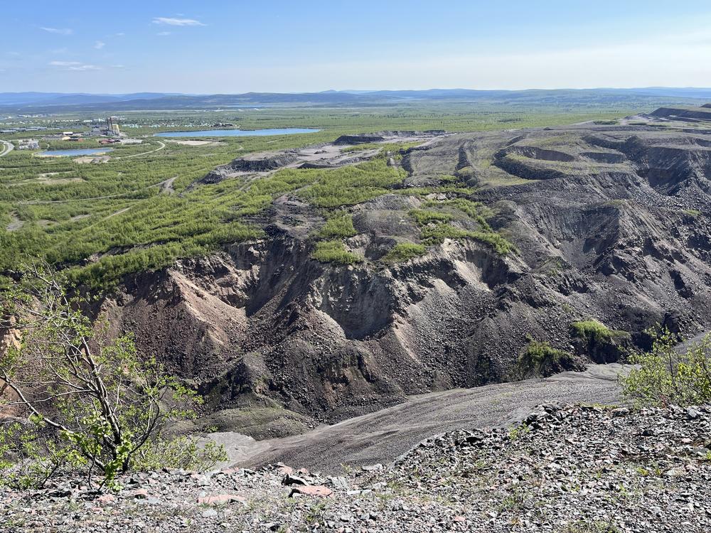 The iron ore mine in Kiruna, north of the Arctic Circle, is one of the world's largest iron ore mines.