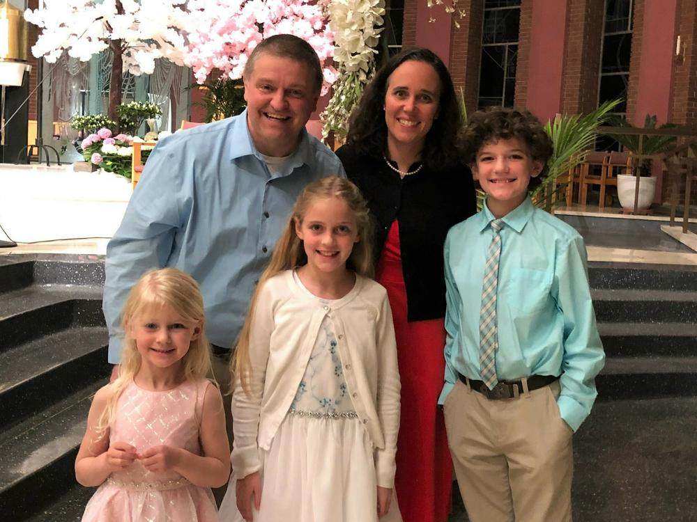 John Kindschuh is now a father of three children.