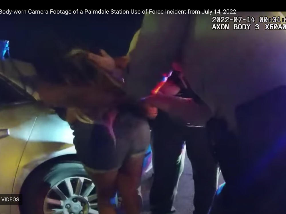 A year later, the Los Angeles County Sheriff's Department has released body-worn camera footage of a July 13, 2022, incident in which one of several deputies arresting a woman at a traffic stop punched her in the face as she held her newborn baby.