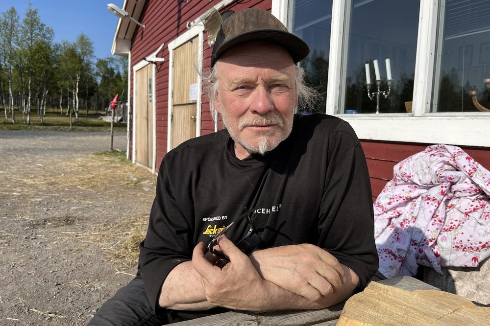 Matti Blind Berg, a member of the Indigenous Sami people, runs a small ranch about 25 miles from Kiruna. He worries about what mining rare earths will do to the Arctic environment and reindeer herding.