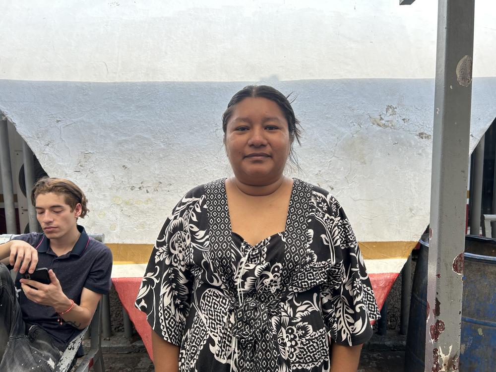 Liseth traveled alone from Venezuela to try to reach the U.S. Now she waits across the border in Nogales, Mexico, to get an asylum appointment through the CBP One app.