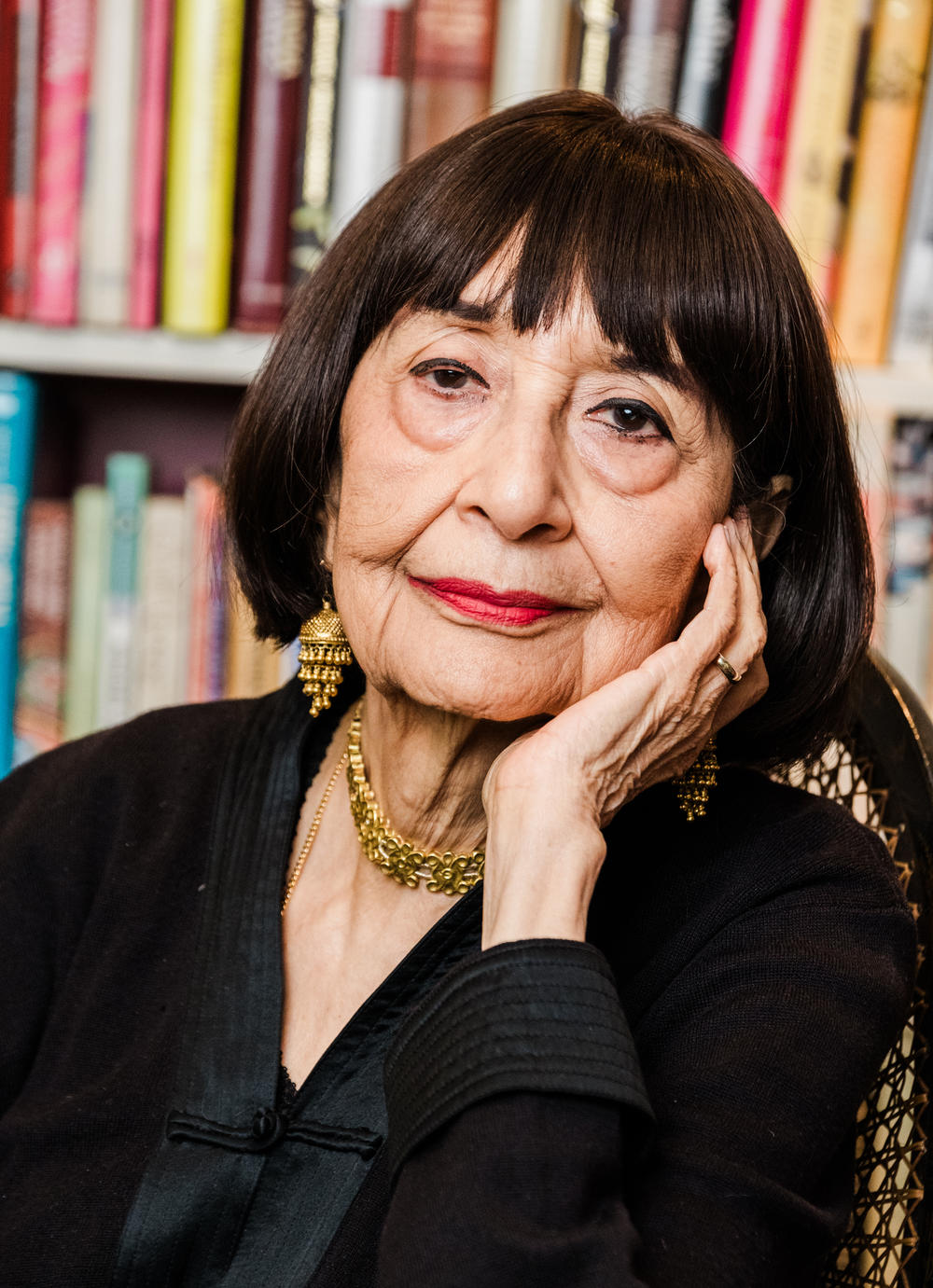 Madhur Jaffrey, Indian-American actress, chef and author, poses for a portrait leading up to the release of 