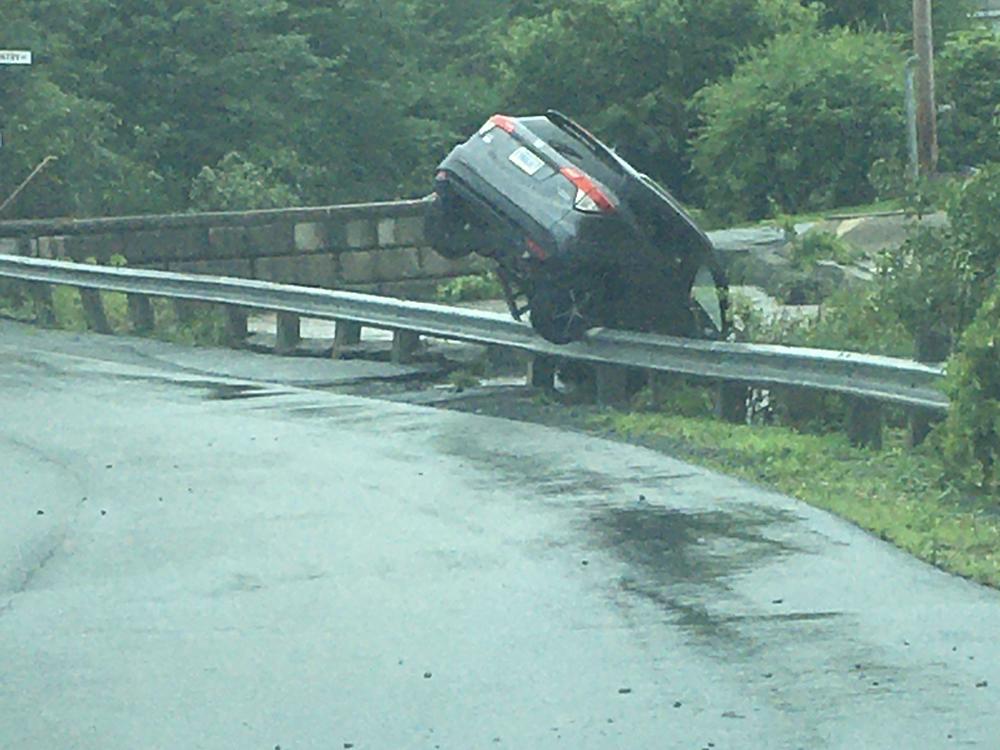 Halifax Councillor Lisa Blackburn saw the wreckage in Middle Sackville, Nova Scotia, while surveying the damage in her community on Saturday afternoon.