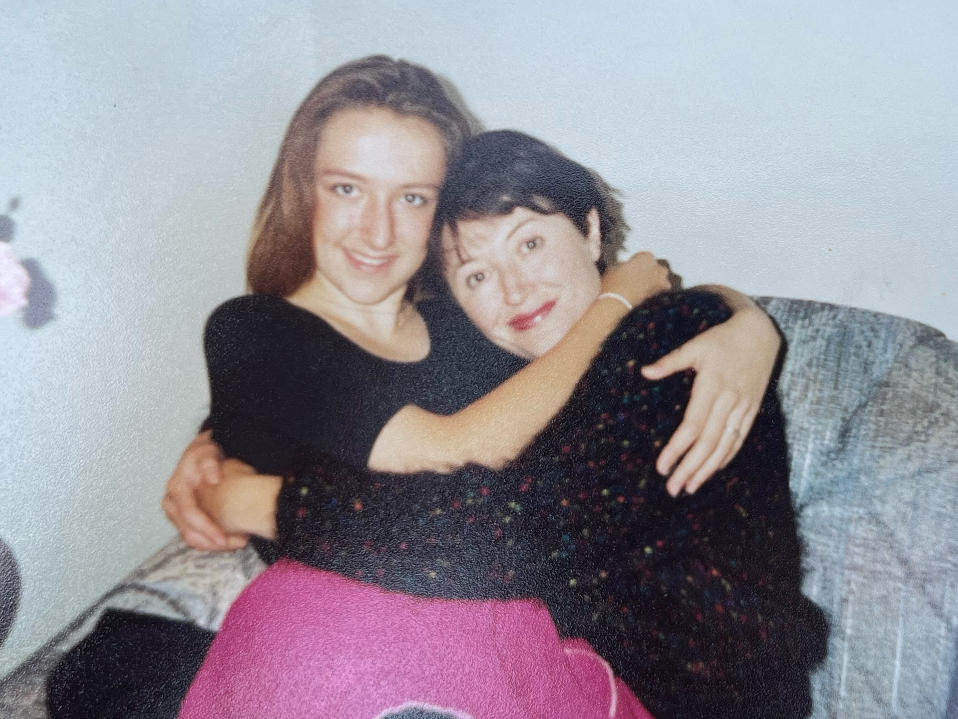 Julia Minson and her mom.