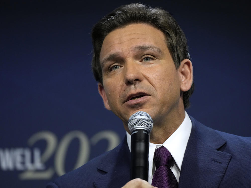 Florida Gov. Ron DeSantis, a Republican presidential candidate, was in a car accident in Tennessee on Tuesday as he traveled to a presidential campaign event, but he wasn't injured, his campaign says.