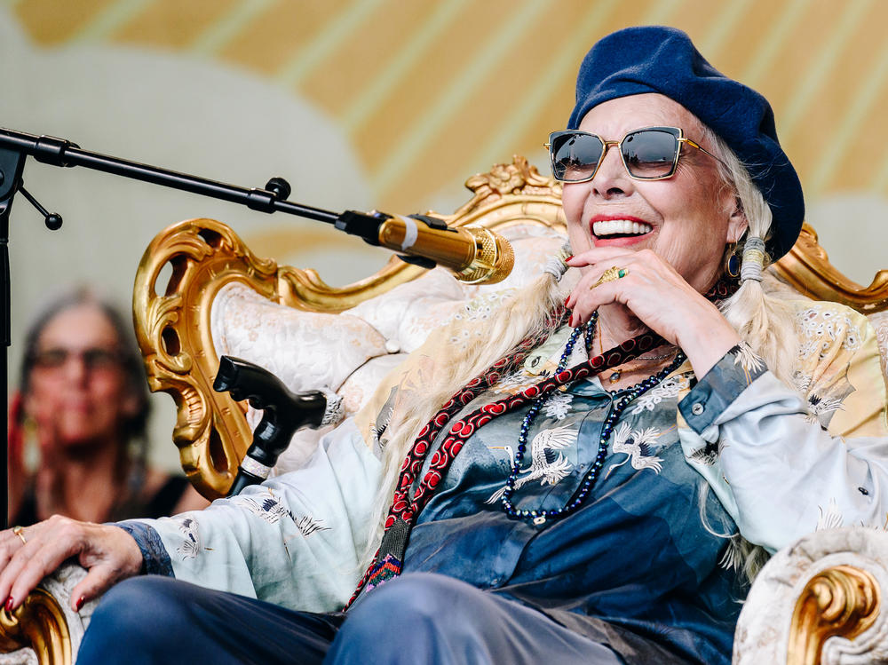 At the Newport Folk Festival in 2022, Joni Mitchell gave her first full-length performance in 22 years. The recording, <em>At Newport</em>, is out July 28.