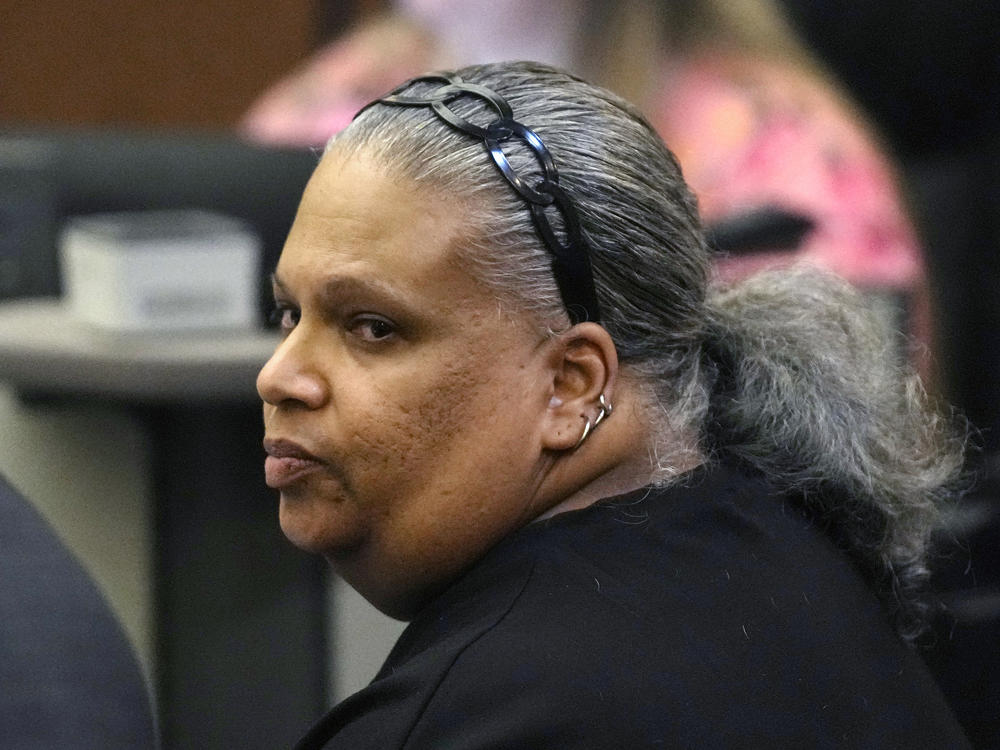 Rafaela Vasquez pauses during a court hearing in Phoenix on Friday prior to accepting a plea agreement of three years of supervised probation for the Uber autonomous vehicle crash that killed 49-year-old Elaine Herzberg.