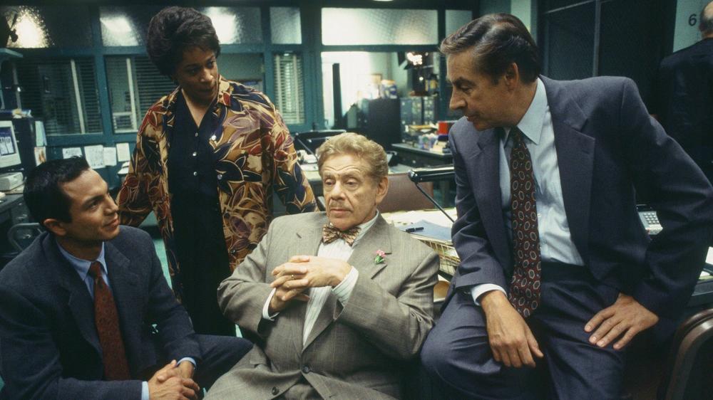 Benjamin Bratt, S. Epatha Merkerson, Jerry Stiller and Jerry Orbach.