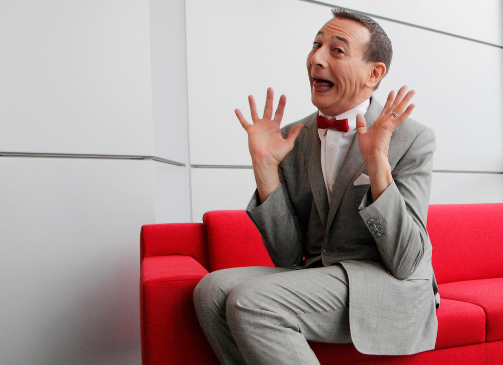 Paul Reubens' persona of Pee-wee Herman was a petulant man-child, yes — but he was also a trickster spirit, a burst of joyous id that snuck his brand of anarchy into the mainstream. He's pictured above in Los Angeles in 2009.