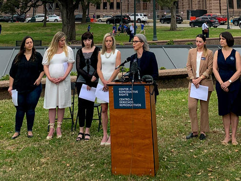 The Center for Reproductive Rights brought the lawsuit on behalf of 13 women and two doctors. The women had pregnancy complications that endangered their lives or had fetuses with fatal anomalies.
