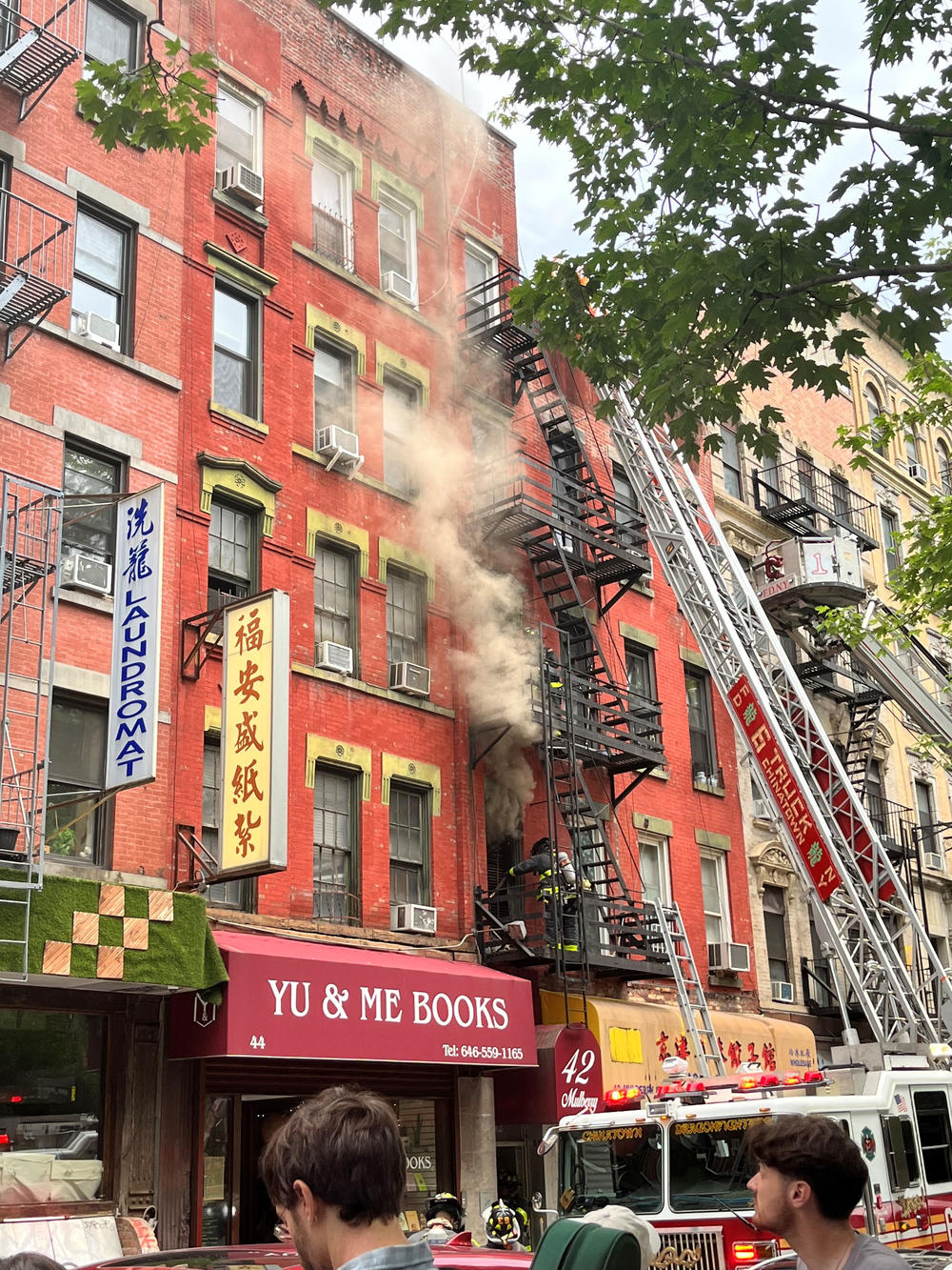 One person — a resident of the building — was killed in the July 4 fire that damaged Yu & Me Books.