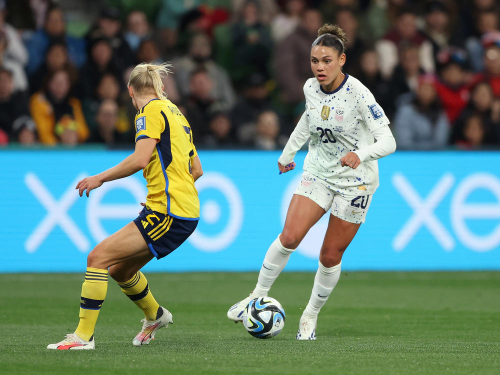 U.S. forward Trinity Rodman created chance after chance as she returned to the starting lineup against Sweden in a round of 16 match at the Women's World Cup on Sunday.