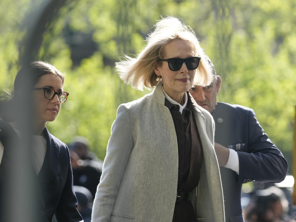 E. Jean Carroll on April 25 in New York City.