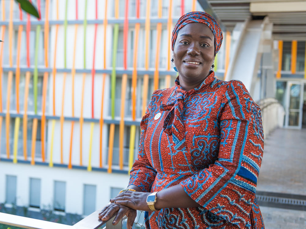 Rukaya Mumuni, nurse and public health specialist from Ghana, at the Women Deliver Conference in Kigali, Rwanda. 