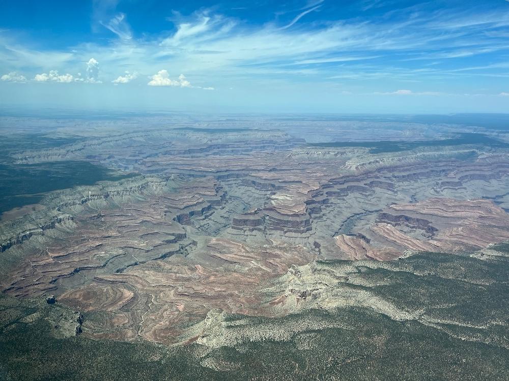 A portion of Grand Canyon National Park and the newly designated Baaj Nwaavjo I'tah Kukveni – Ancestral Footprints of the Grand Canyon National Monument