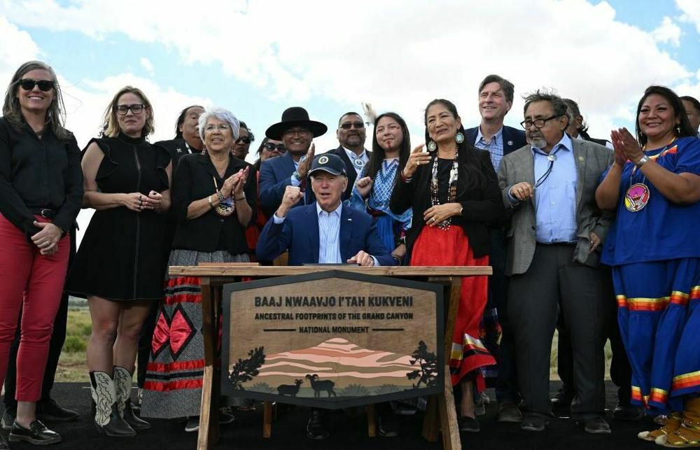 President Biden signed a proclamation to designate Baaj Nwaavjo I'tah Kukveni Ancestral Footprints of the Grand Canyon National Monument.