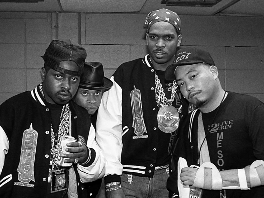 2 Live Crew in 1989 (Mr. Mixx, Brother Marquis, Luther Campbell & Fresh Kid Ice)