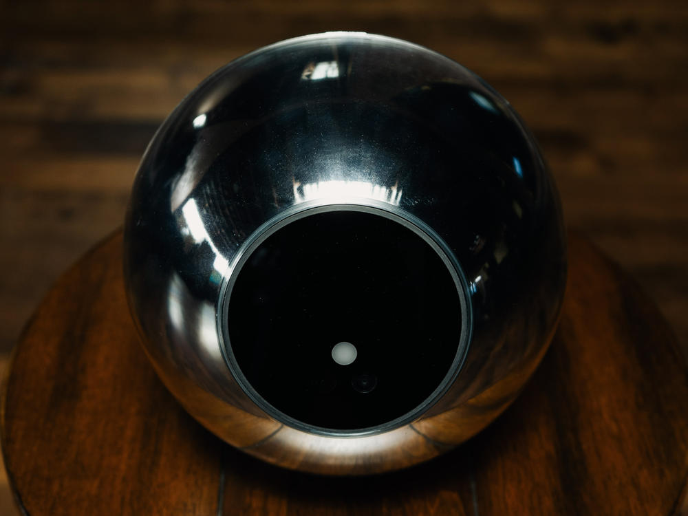 Worldcoin has created a silver orb that scans people's eyeballs in an effort to authenticate every human being in the world.