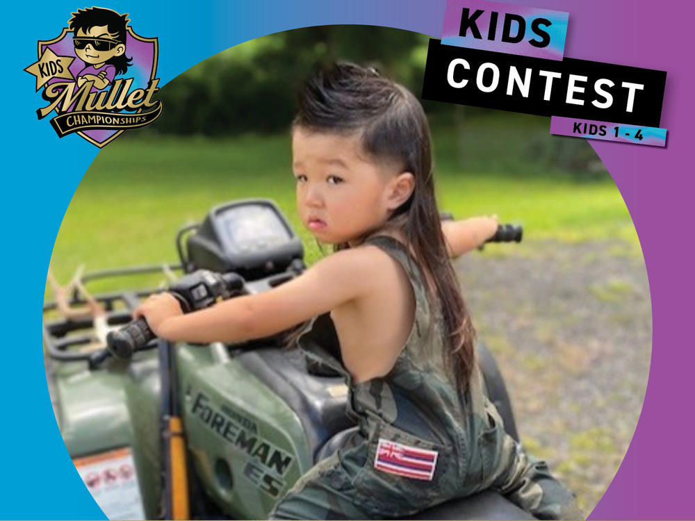 Ezekiel Arita, from Kaneohe, Hawaii, calls his hairstyle 