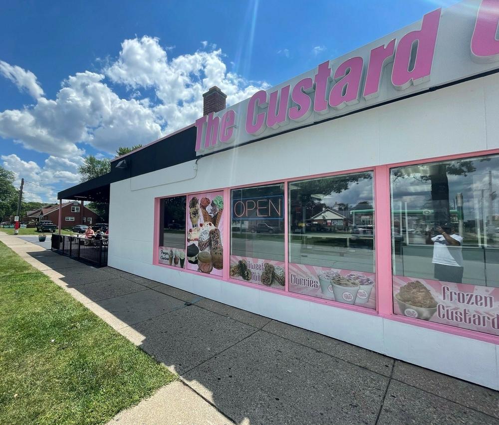 The Custard Company in Dearborn, Mich., has survived two car crashes since it opened in 2019.