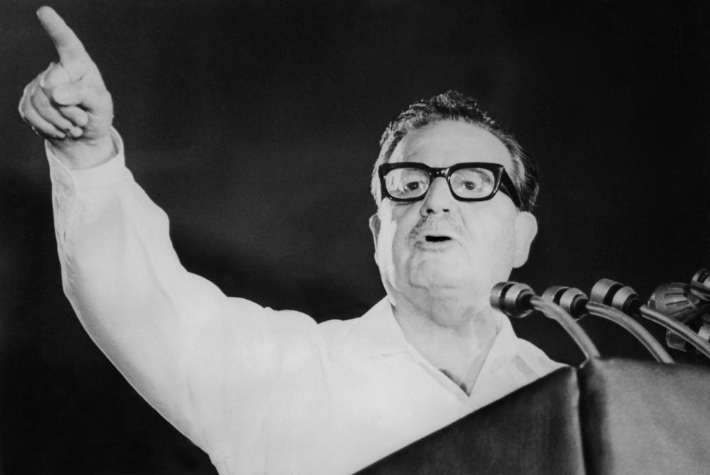 An undated photo of Chilean politician Salvador Allende. The U.S. spent massively to try to prevent him from becoming president. Nevertheless, he was elected in 1970.