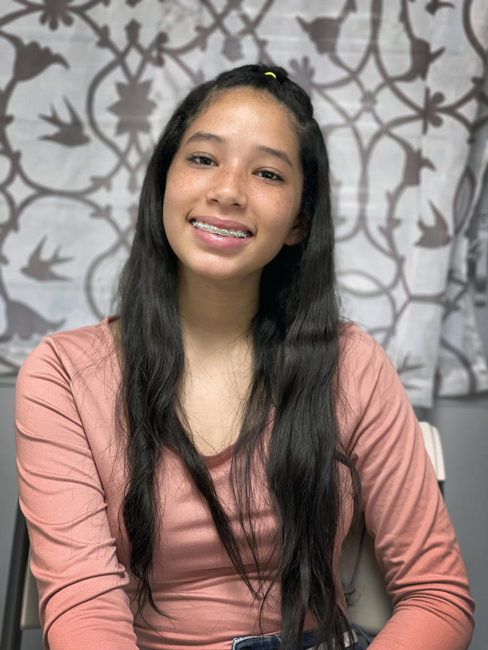 Dinelys Rodríguez, 14, studies in Toa Baja, about 13 miles from San Juan. She remembered waiting in line with her mother for more than three hours just to enter a supermarket after Hurricane Maria.