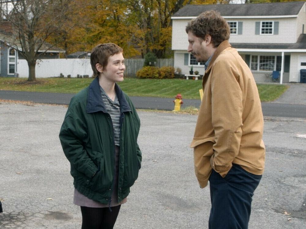 Hannah Gross, Sophia Lillis and Michael Cera play grown siblings in <em>The Adults.</em>