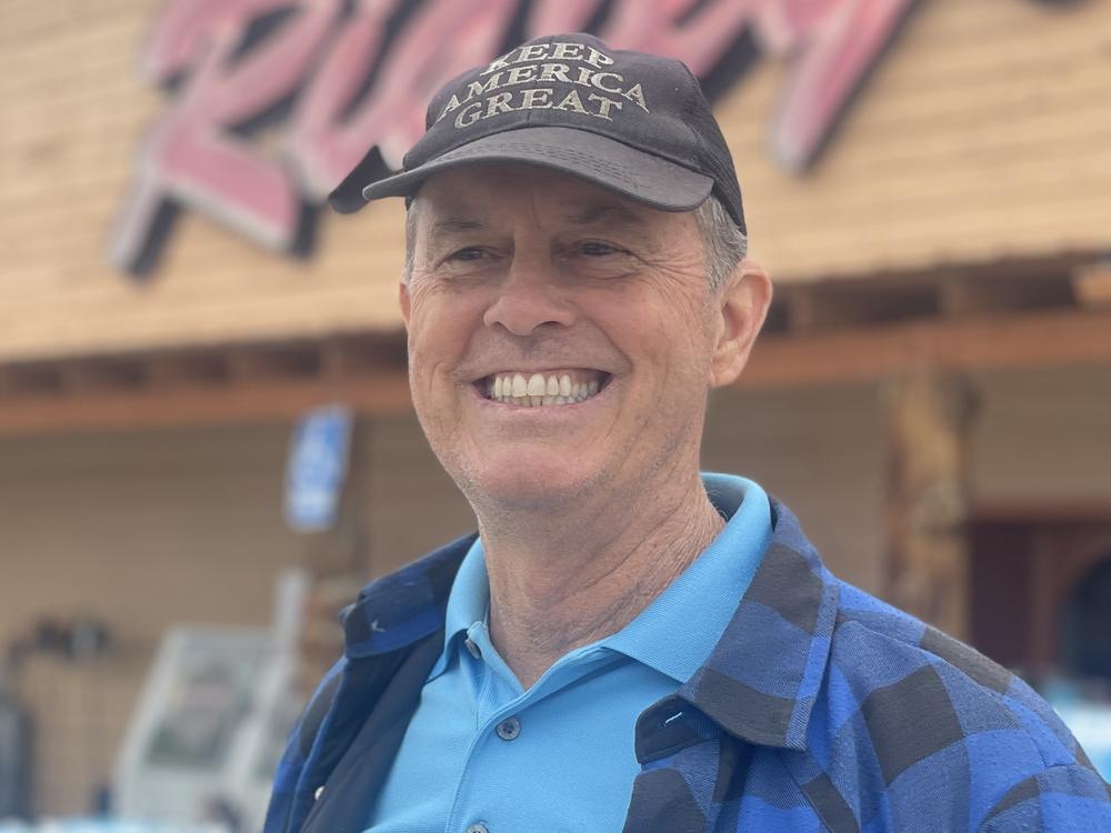 Michael Wetter from Stuart, Florida, says it's time for US aid to Ukraine to end.  He's part of a trend among conservative voters who've soured in American support for Ukraine.