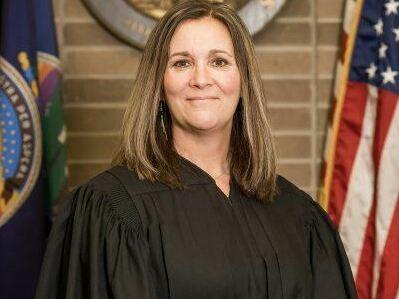 A photo from the Kansas 8th Judicial District website shows Magistrate Judge Laura Viar, who signed a search warrant authorizing police to raid a local newspaper in Marion, Kansas.