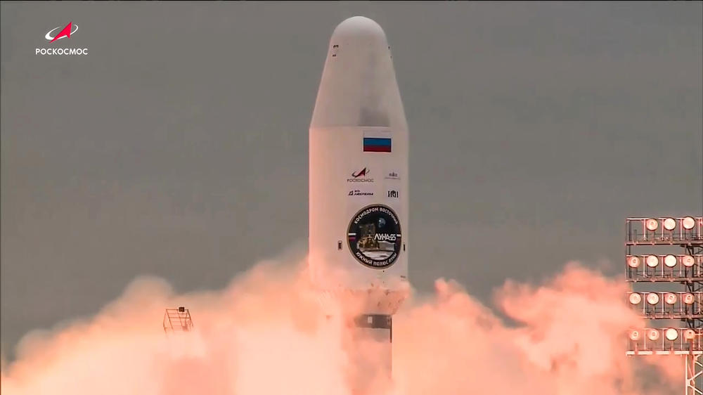 The Luna-25 mission took off in August from a launch pad at the Vostochny Cosmodrome in Russia's Far East.