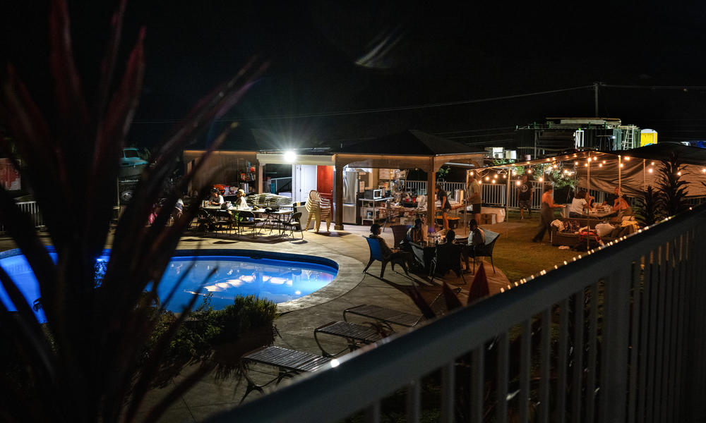 Up to 87 people have been staying in one house in Maui after they all lost their homes in the Lahaina wildfire.