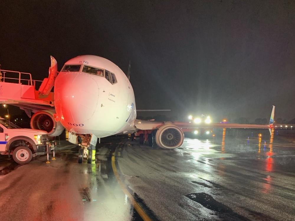 The FAA says it is investigating the incident.