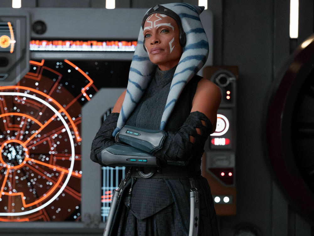 Rosario Dawson as Ahsoka Tano.