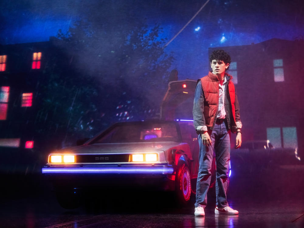 Casey Likes is Marty McFly in the stage adaptation of 