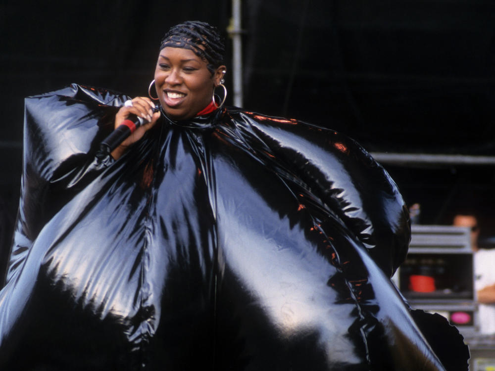 Missy Elliot performs at Lilith Fair at Jones Beach, New York, New York, July 16, 1998