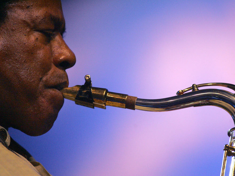 Wayne Shorter performs during the Marciac Jazz festival in southern France in 2005. Two recent tribute projects each aim to capture the wandering spirit of the late saxophonist.