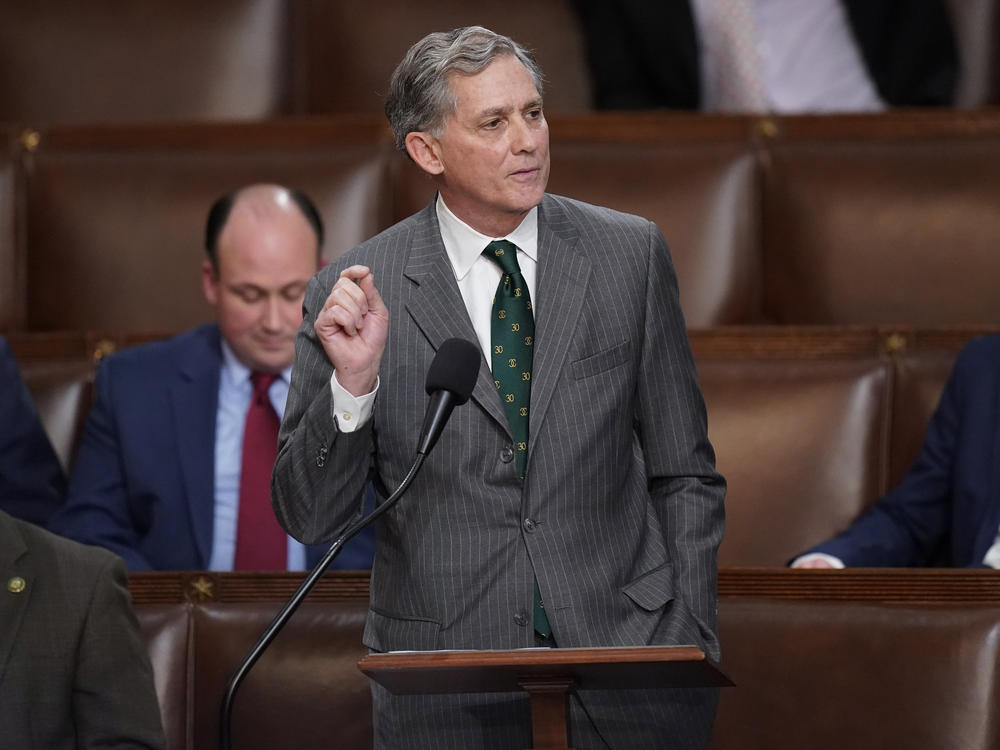 Rep. French Hill, R-Ark., pictured on Jan. 5 on Capitol Hill, was among three members of Congress who  made a brief visit to opposition-held northwest Syria on Sunday, the first known trip to the war-torn country by American lawmakers in six years.