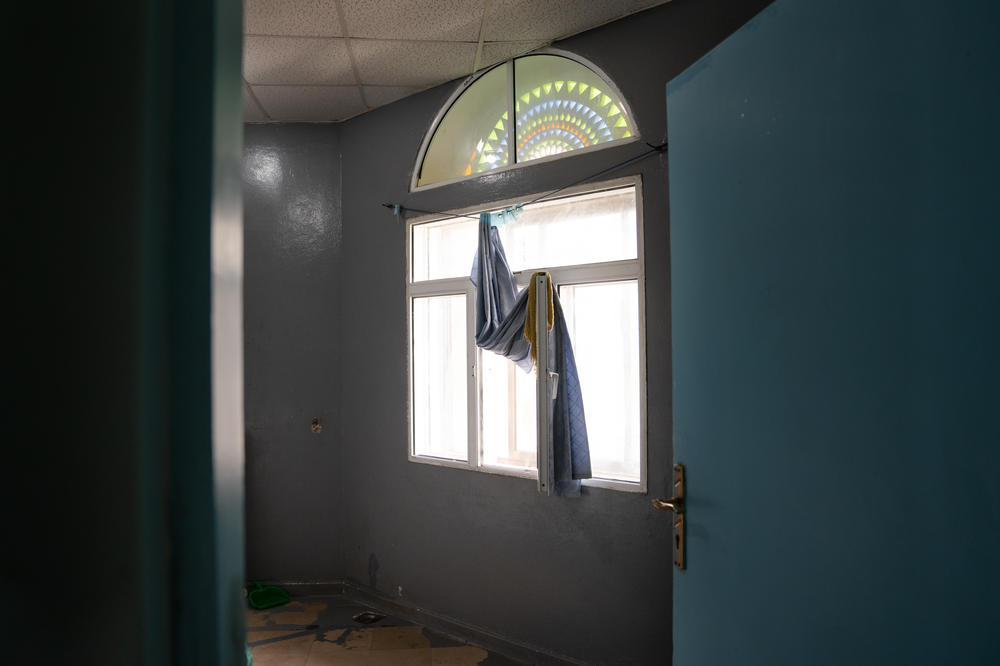 In the nutrition department at Al-Thawra hospital in Taiz, a room is vacant. Families grappling with acute malnutrition can't always reach such facilities because of roadblocks and lack of  transport, and the facilities don't always have the equipment to provide treatment for those who do arrive.