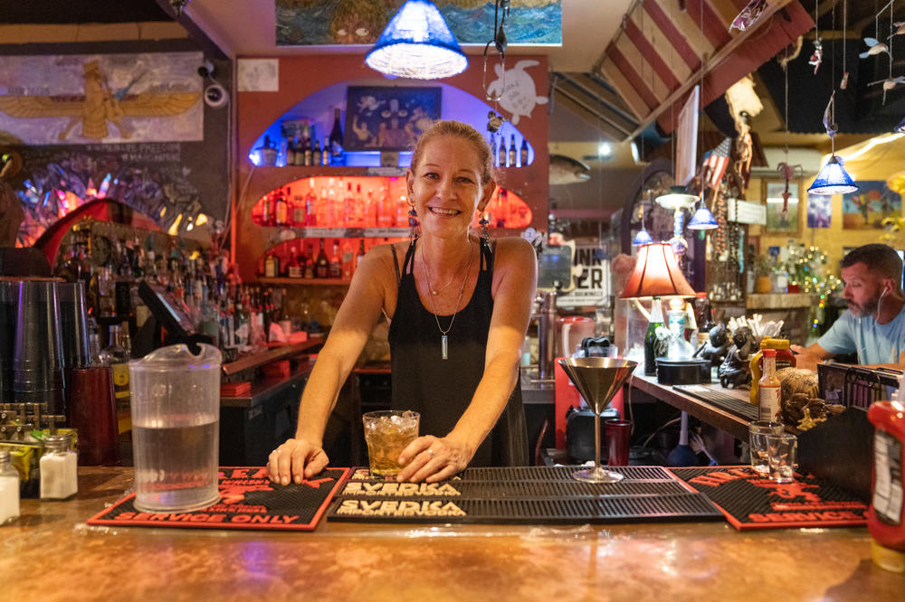 Bartender Gross says Lahaina is a small town 