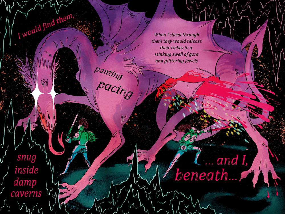 A page from <em>A Guest in the House</em> by Emily Carroll.