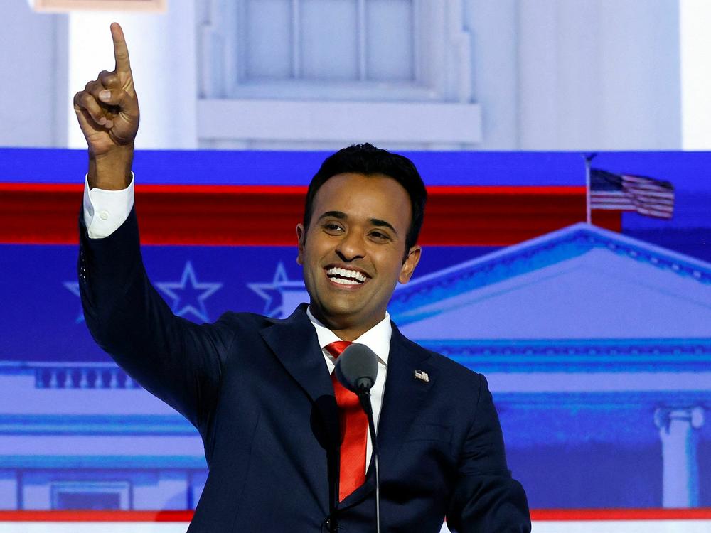 Entrepreneur Vivek Ramaswamy took center stage at the Republican primary debate in Milwaukee on Wednesday.