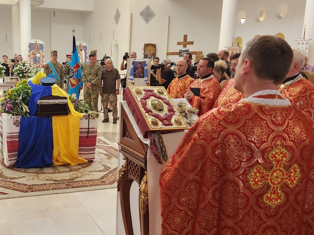 A funeral was held for Ukrainian fighter pilot Andrii Pilshchykov on Tuesday in Kyiv. After flying dogfights for months against Russia's air force, the aviator known by his call sign 