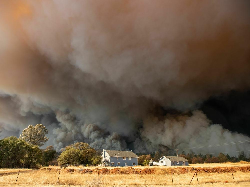 Towering smoke plumes overshadowed California's town of Paradise as the Camp Fire raced through in 2018. More than 18,000 acres burned in a matter of hours.