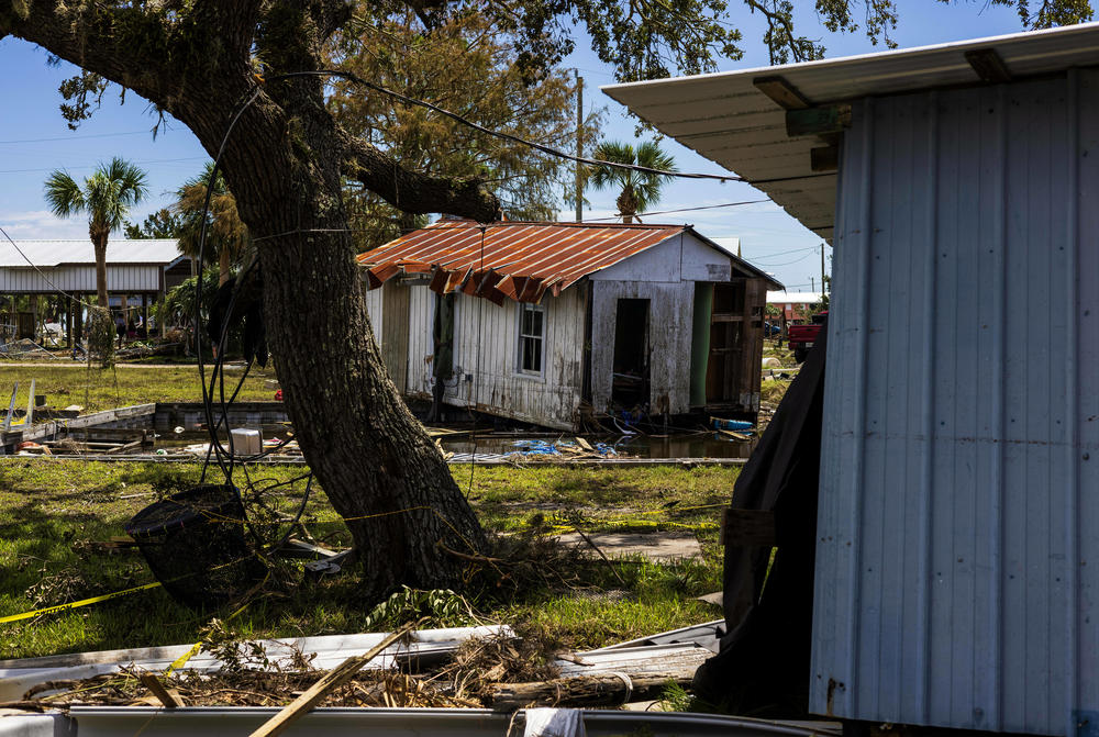 Some residents are wondering if they will rebuild after the hurricane damages many structures and homes.