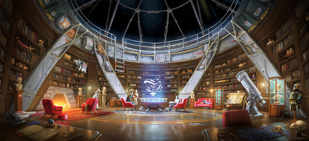 Step inside The Lodge —the home and headquarters to the fringe space explorers of Constellation.